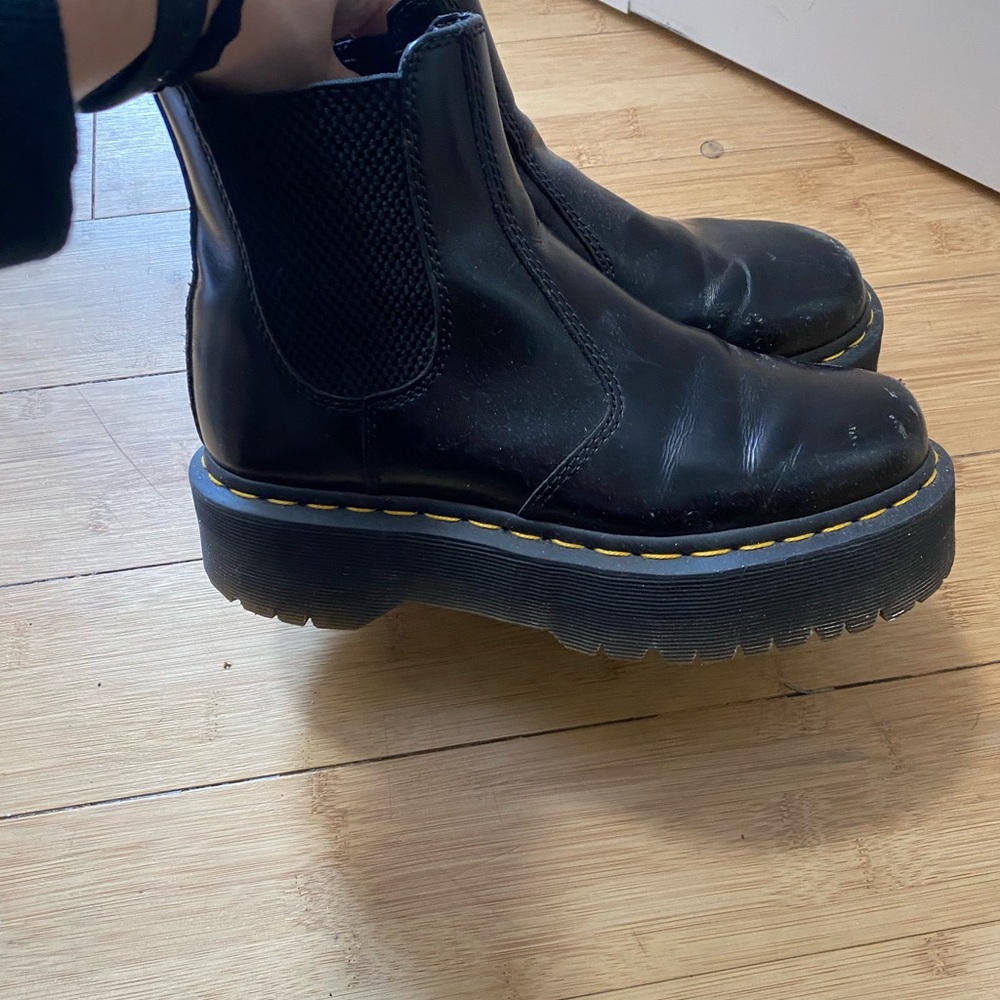 Dr. Martens Black Chunky Chelsea Boots - Picture 4 of 7